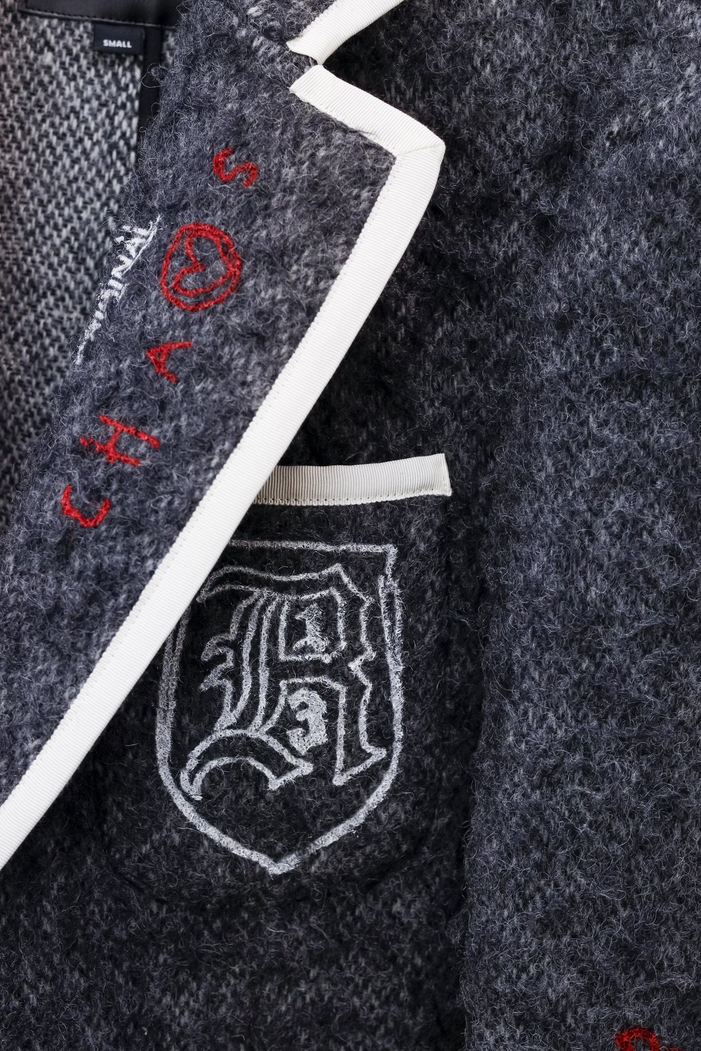 R13 Oversized Punk Rowing Blazer