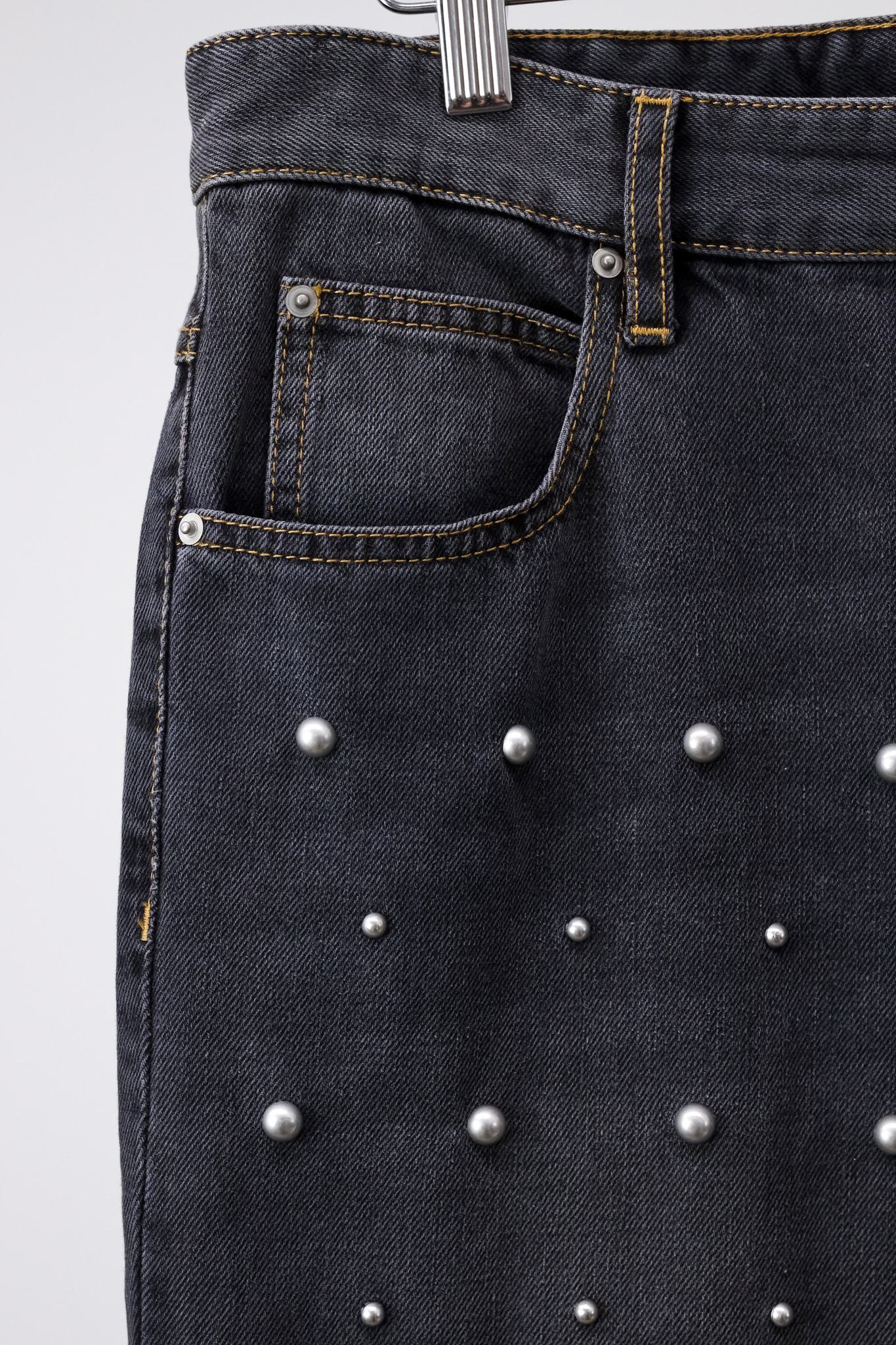 Isabel Marant Etoile Beaded Dulano Denim Trousers