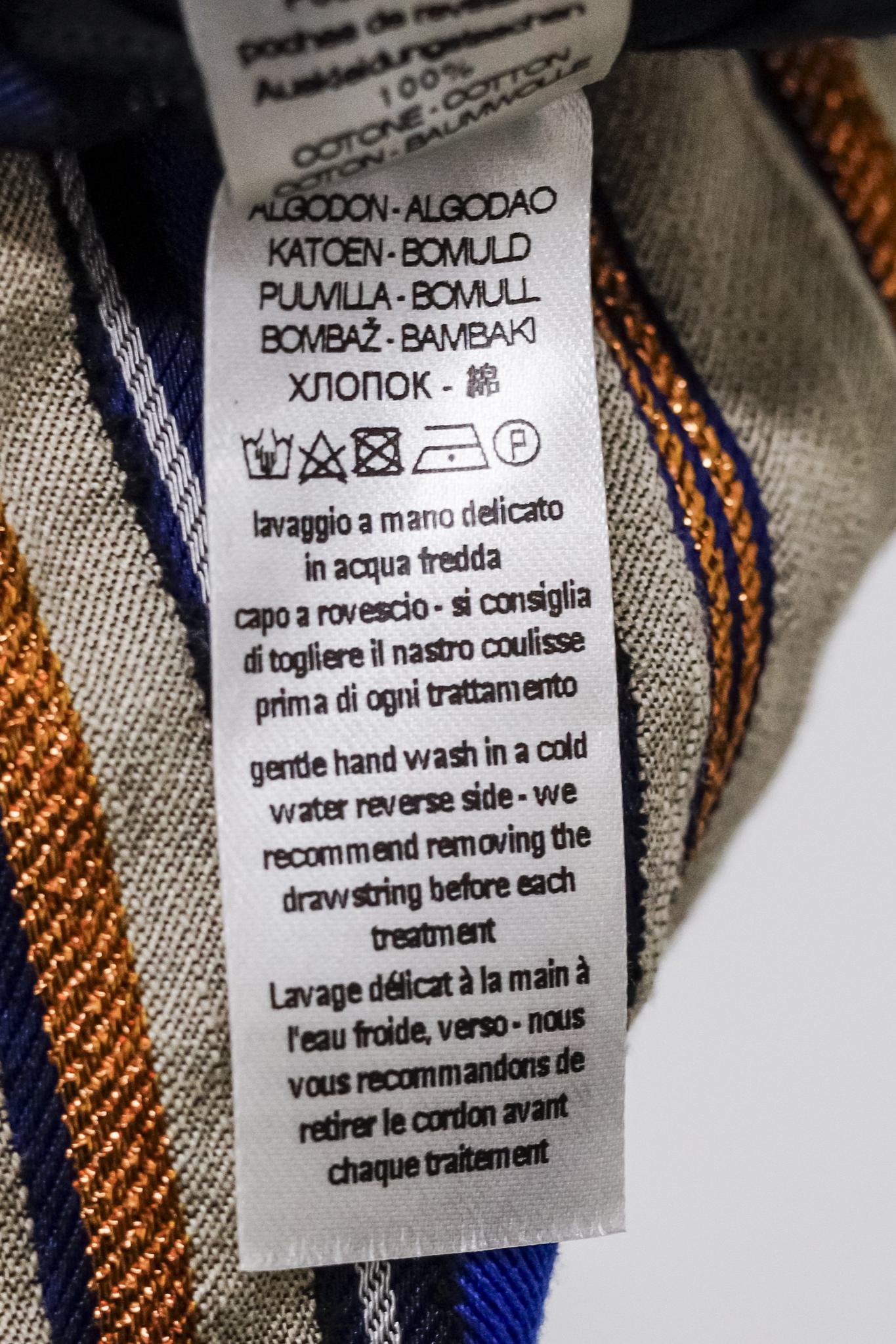 Forte_Forte R/19 6021 Blue Striped Pants