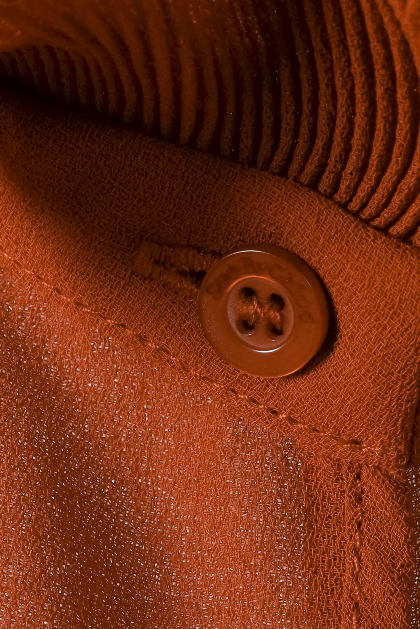See By Chloé PF/19 Earthy Red Embellished Georgette Dress