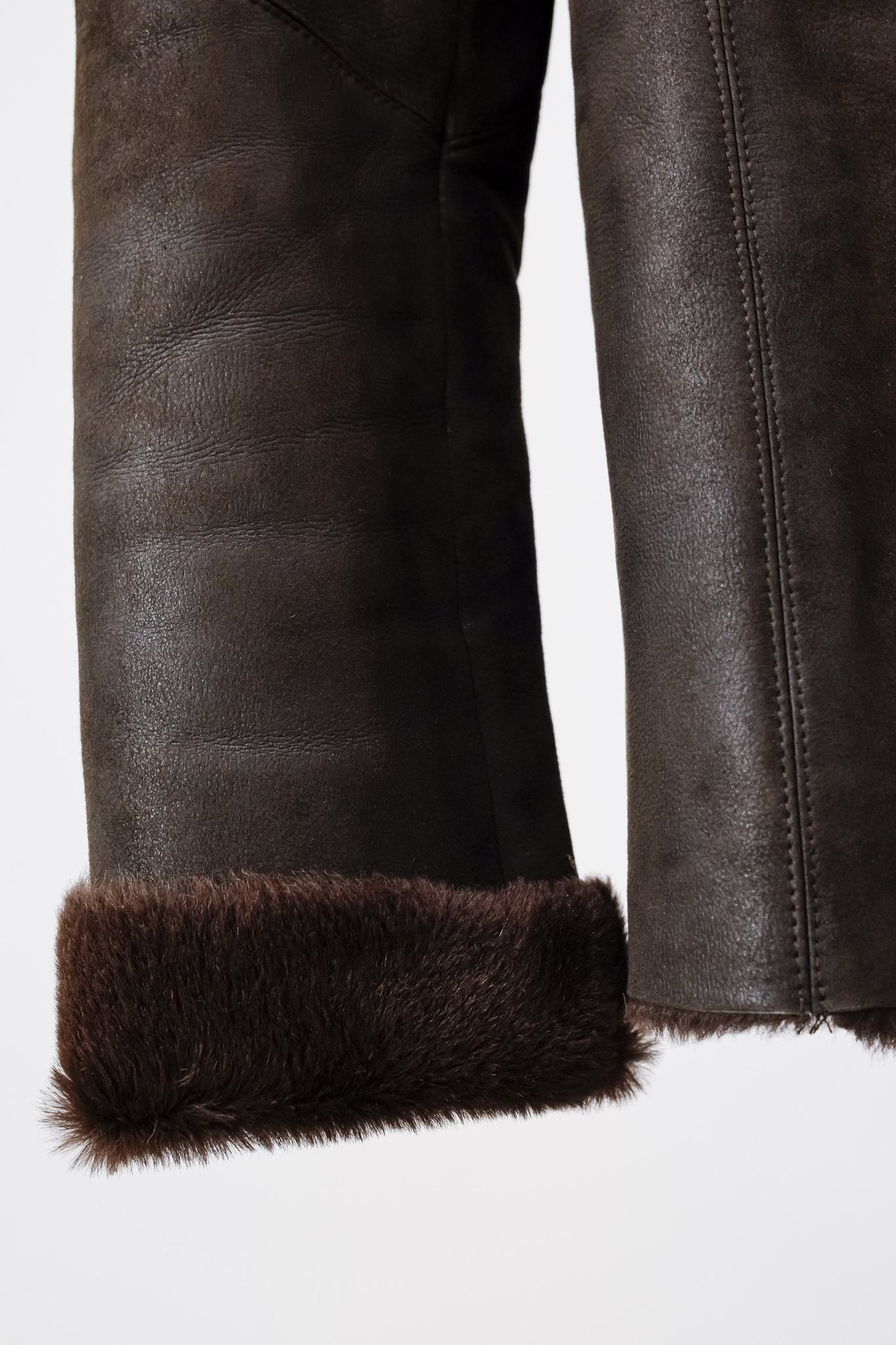 Espresso Suede Fur Lined Jacket