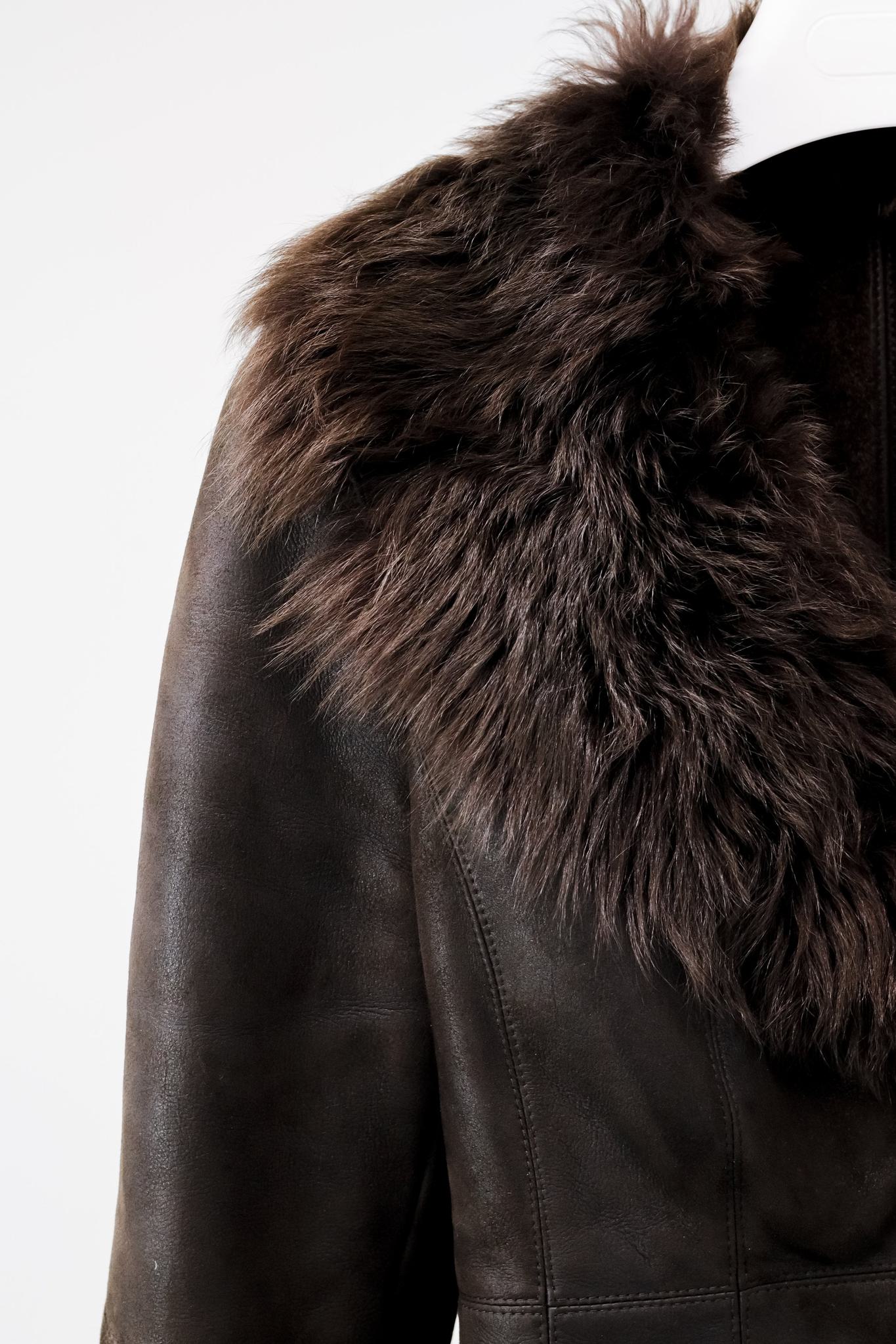 Espresso Suede Fur Lined Jacket