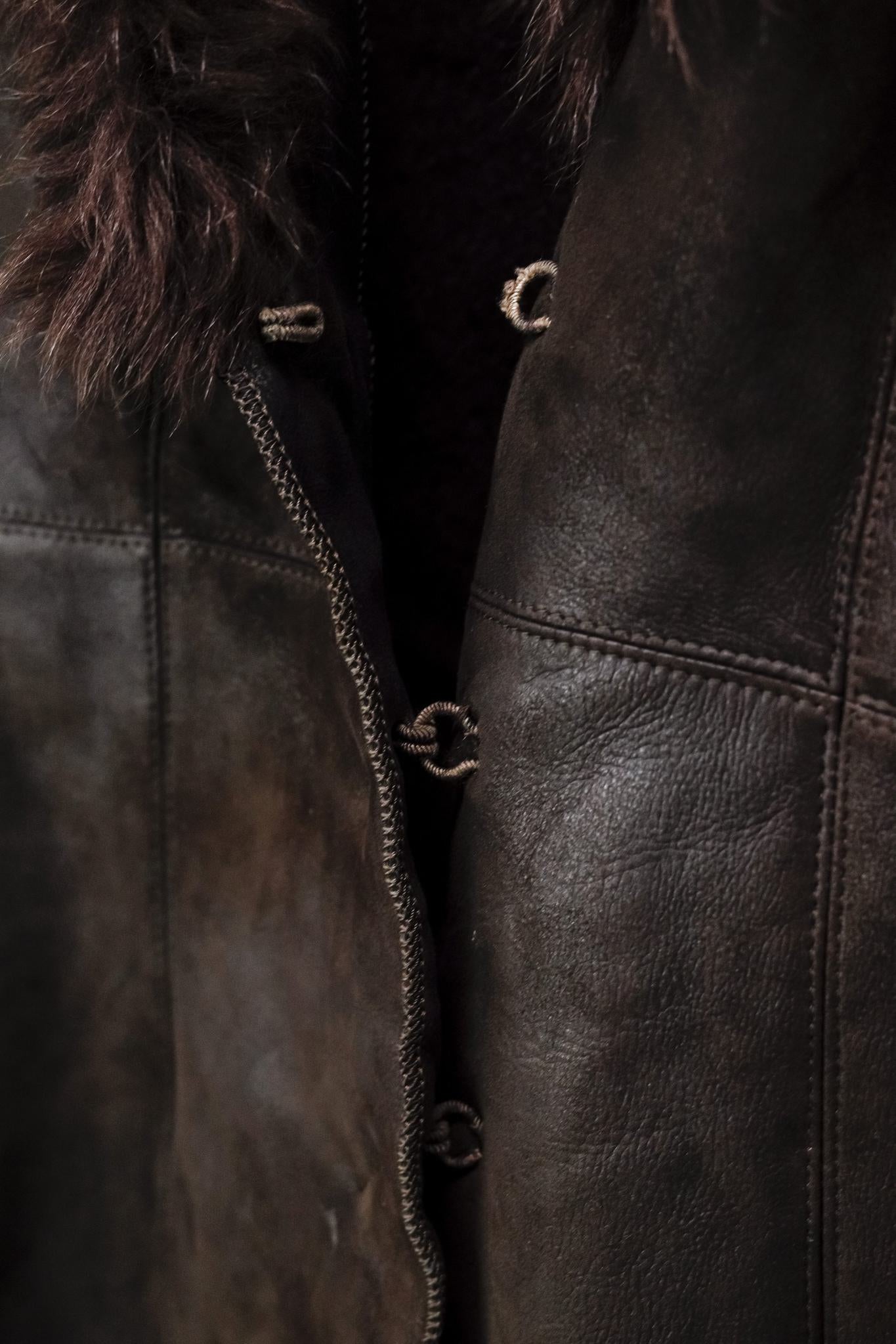 Espresso Suede Fur Lined Jacket