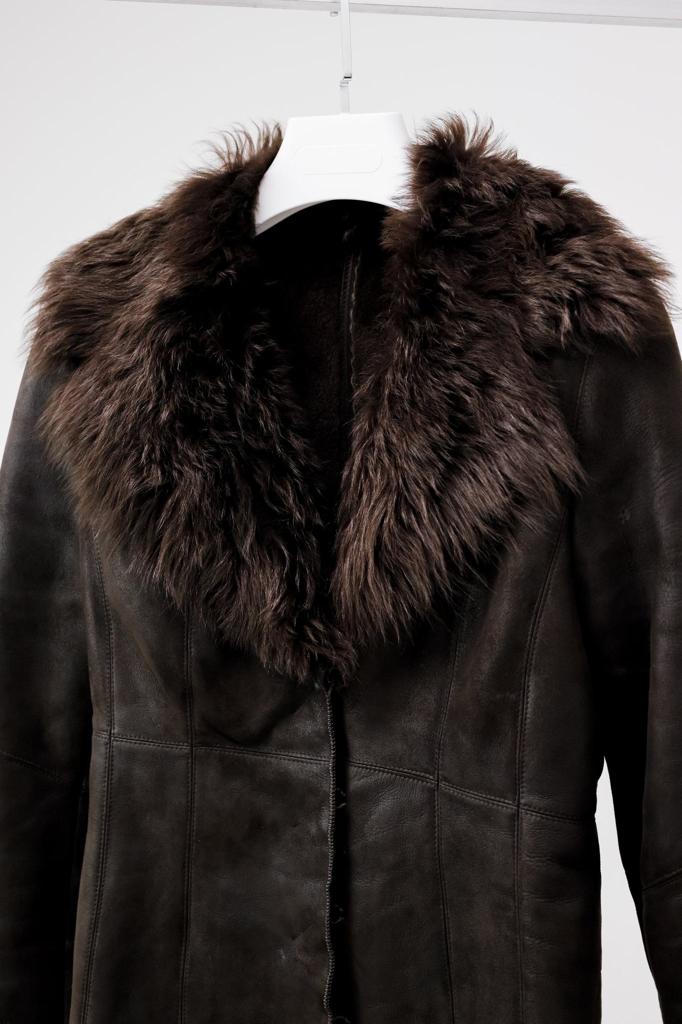 Espresso Suede Fur Lined Jacket