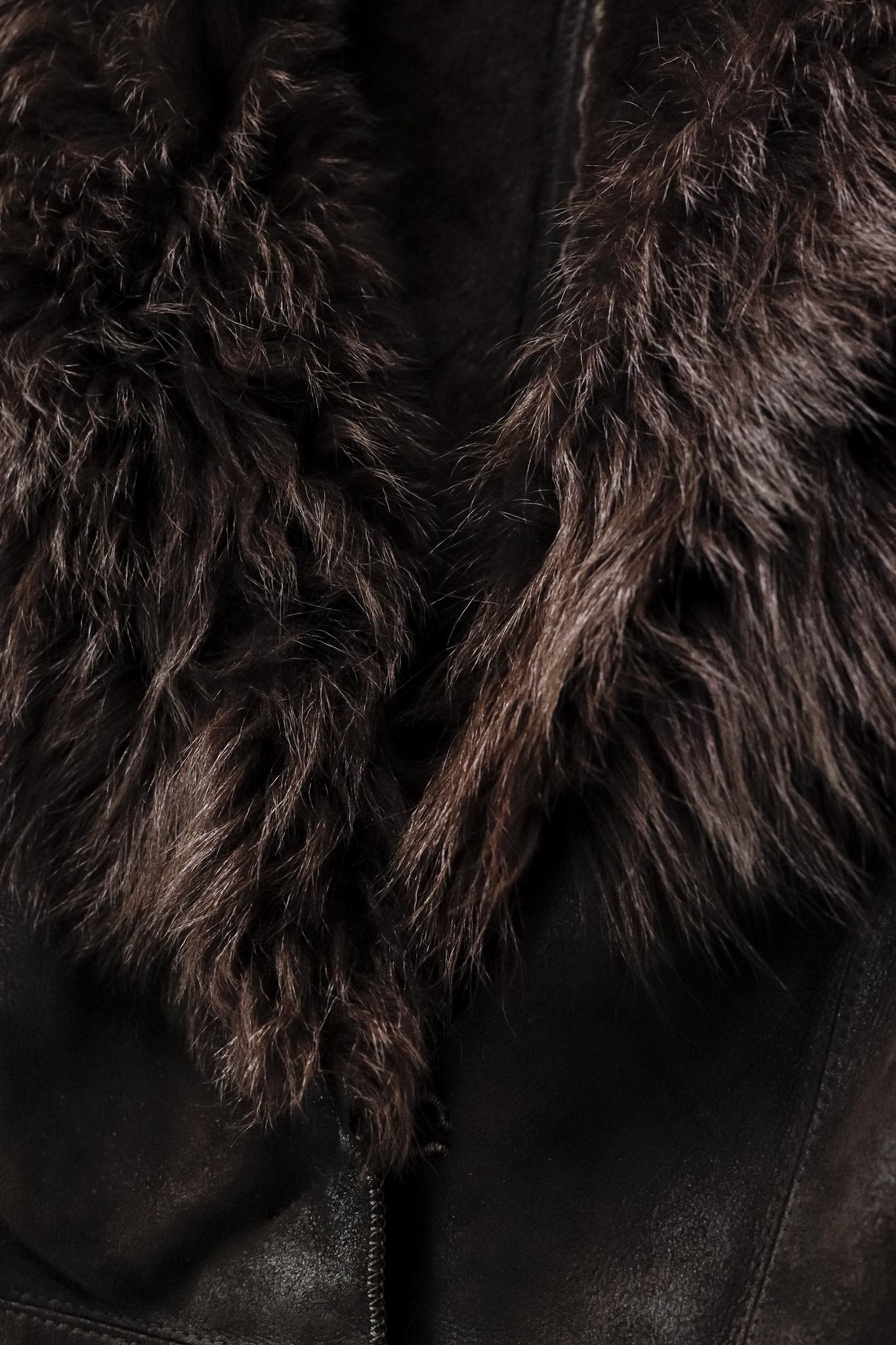 Espresso Suede Fur Lined Jacket