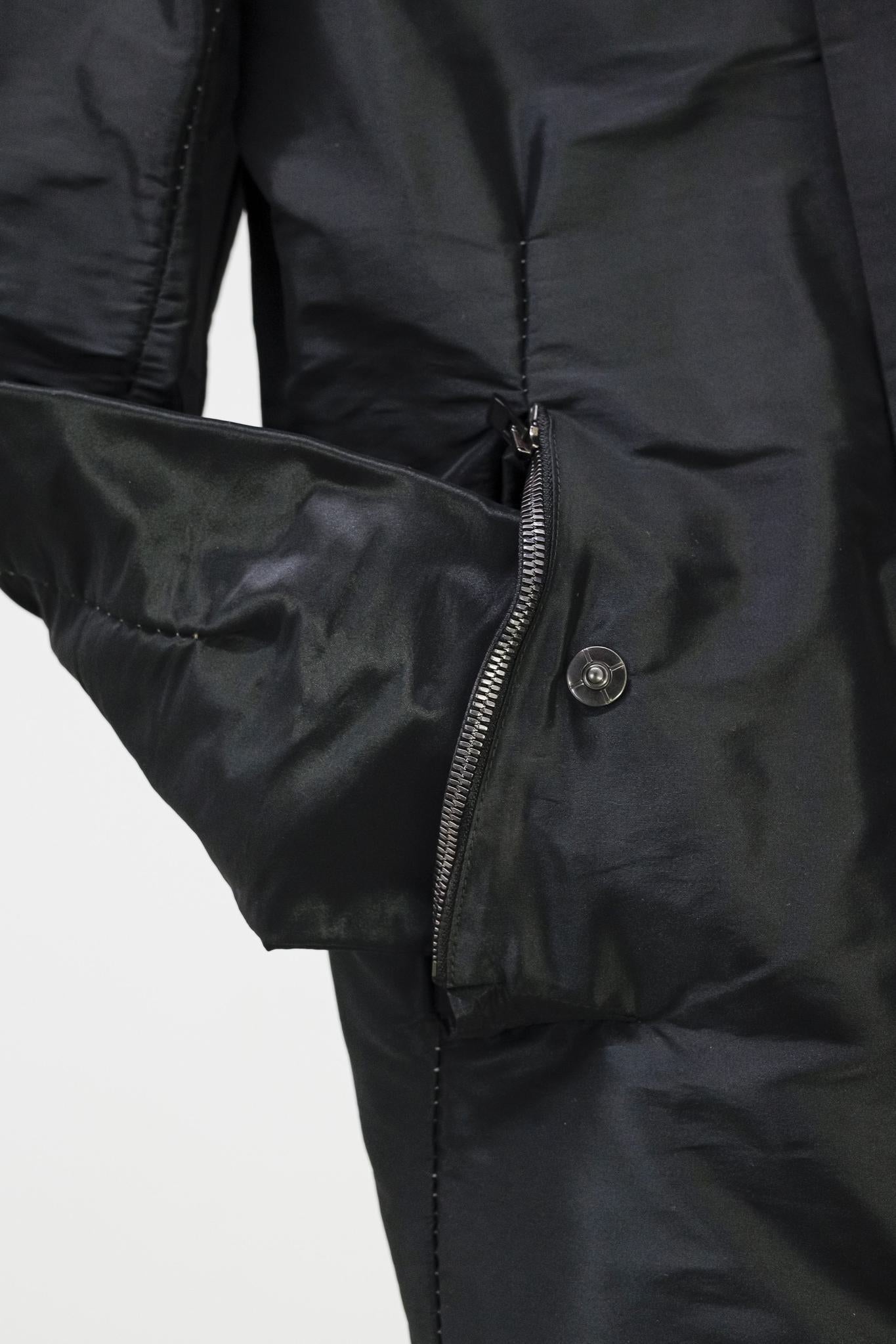 Incarnation Black Leather Trim Jacket
