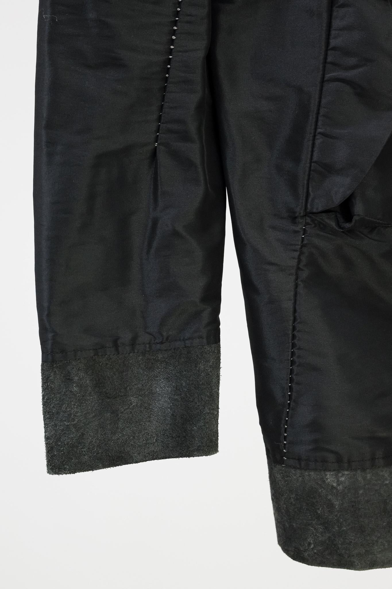 Incarnation Black Leather Trim Jacket