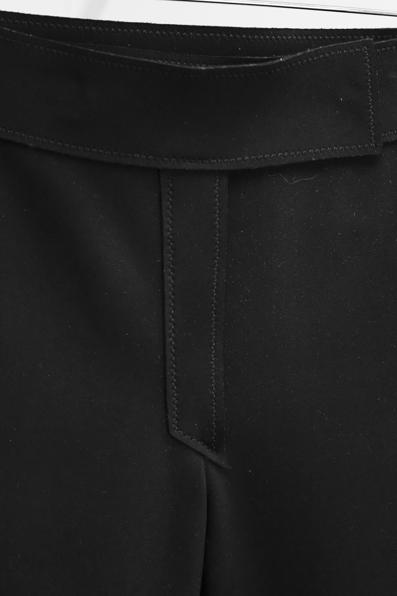 Marie Saint Pierre Black Neoprene Slim Pants