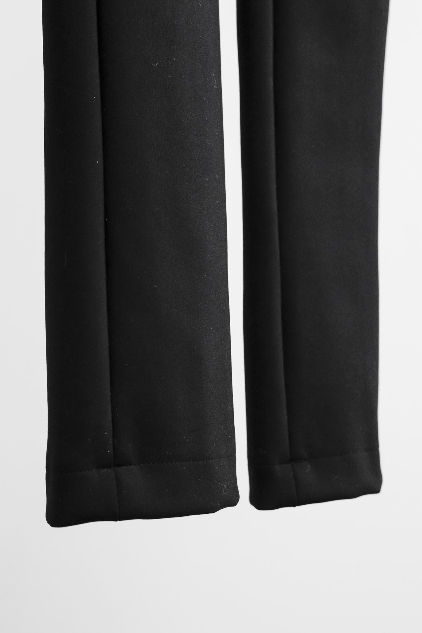 Marie Saint Pierre Black Neoprene Slim Pants