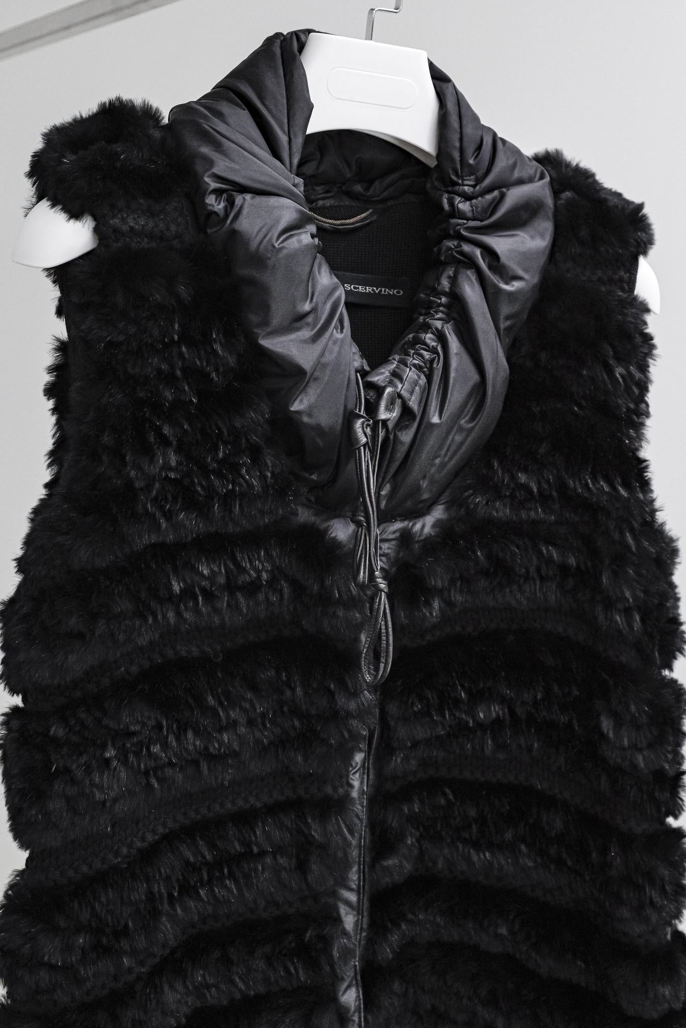 Ermanno Scervino Rabbit Fur Vest