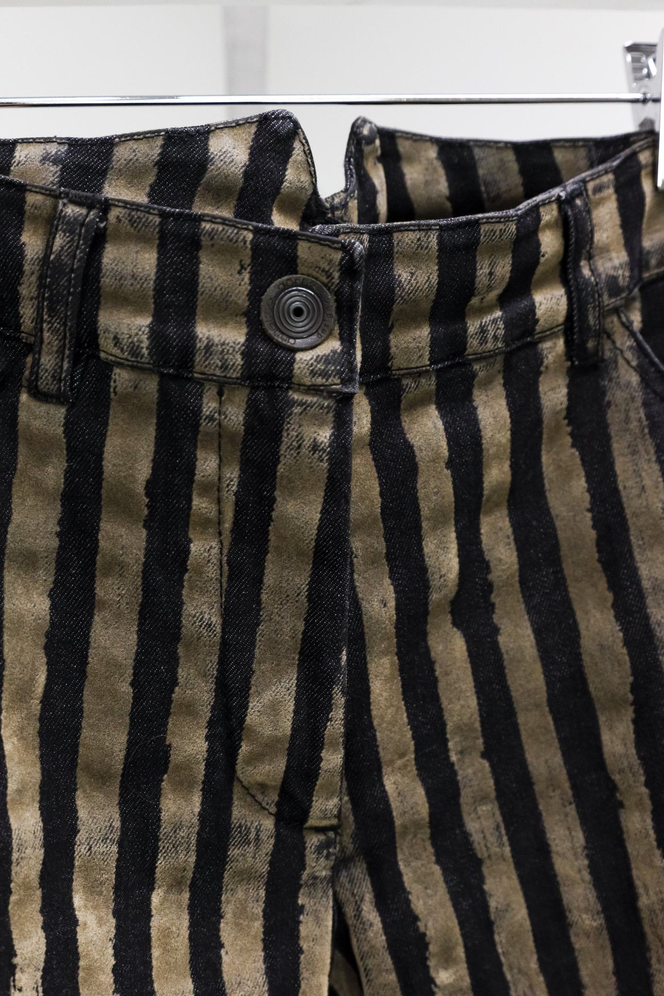 Annette Gortz Crime Brown Stripe Printed Jeans