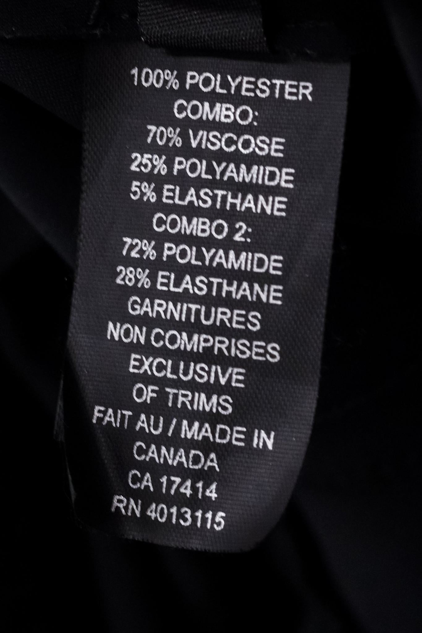 Marie Saint Pierre Black Sleeveless Tulle Dress