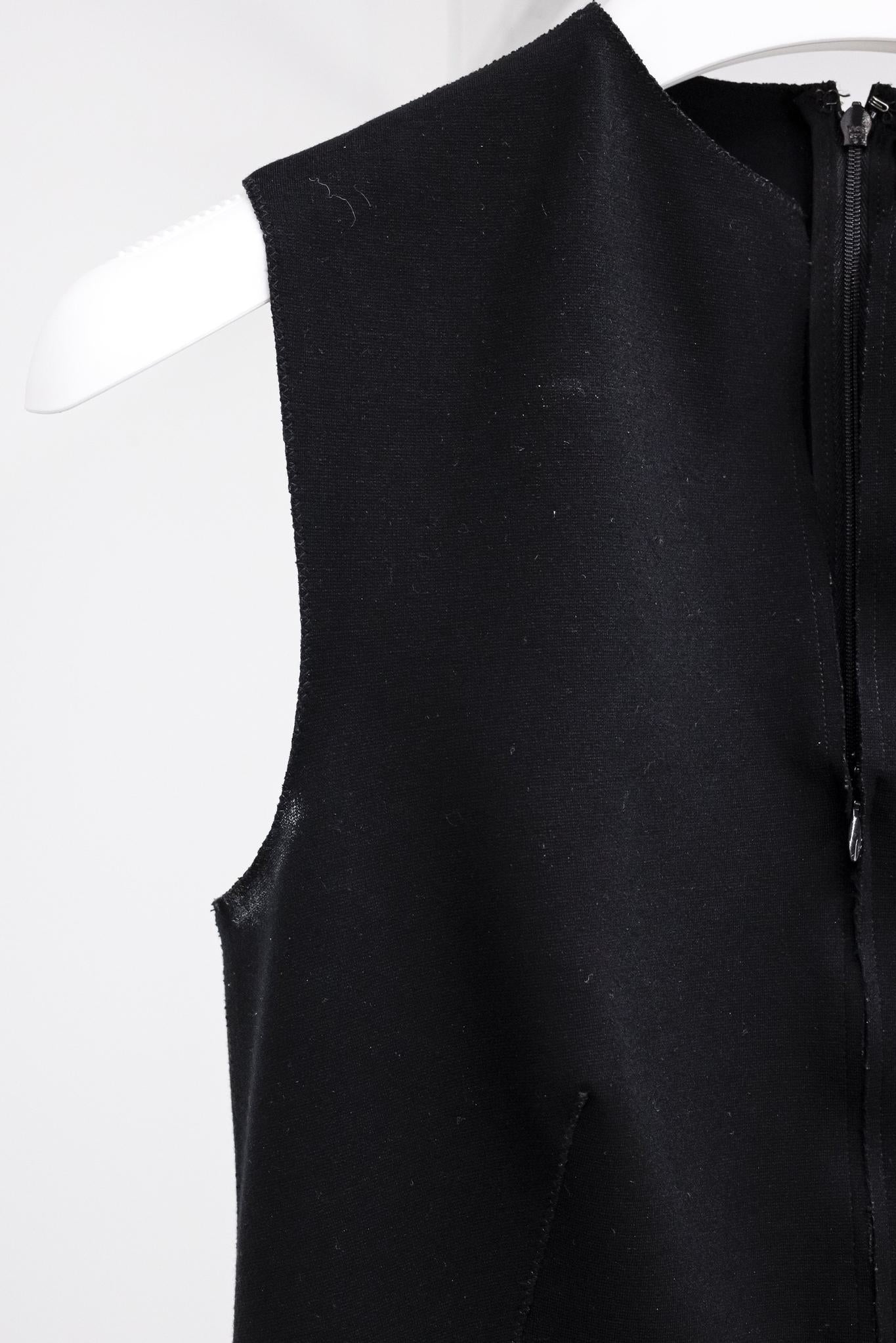 Marie Saint Pierre Black Sleeveless Tulle Dress