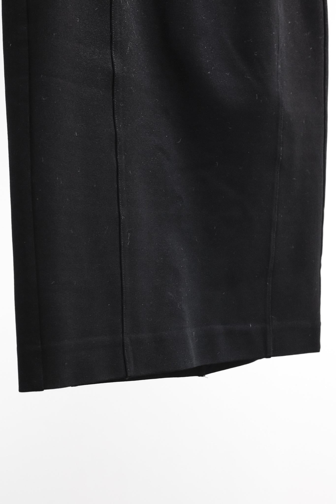 Burberry Black Stretch Corset-Jersey Pencil Skirt