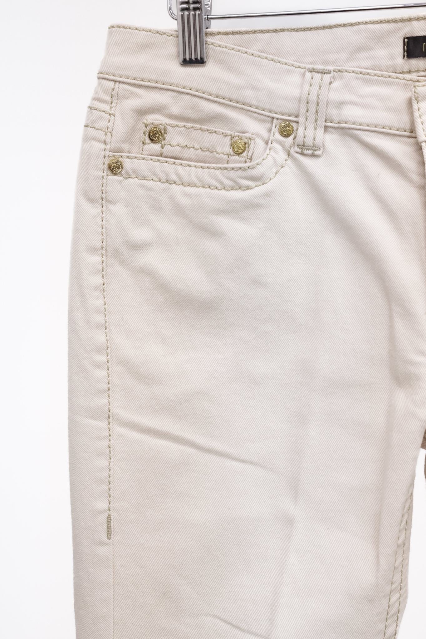 Roberto Cavalli Nude Pink Straight Leg Jeans