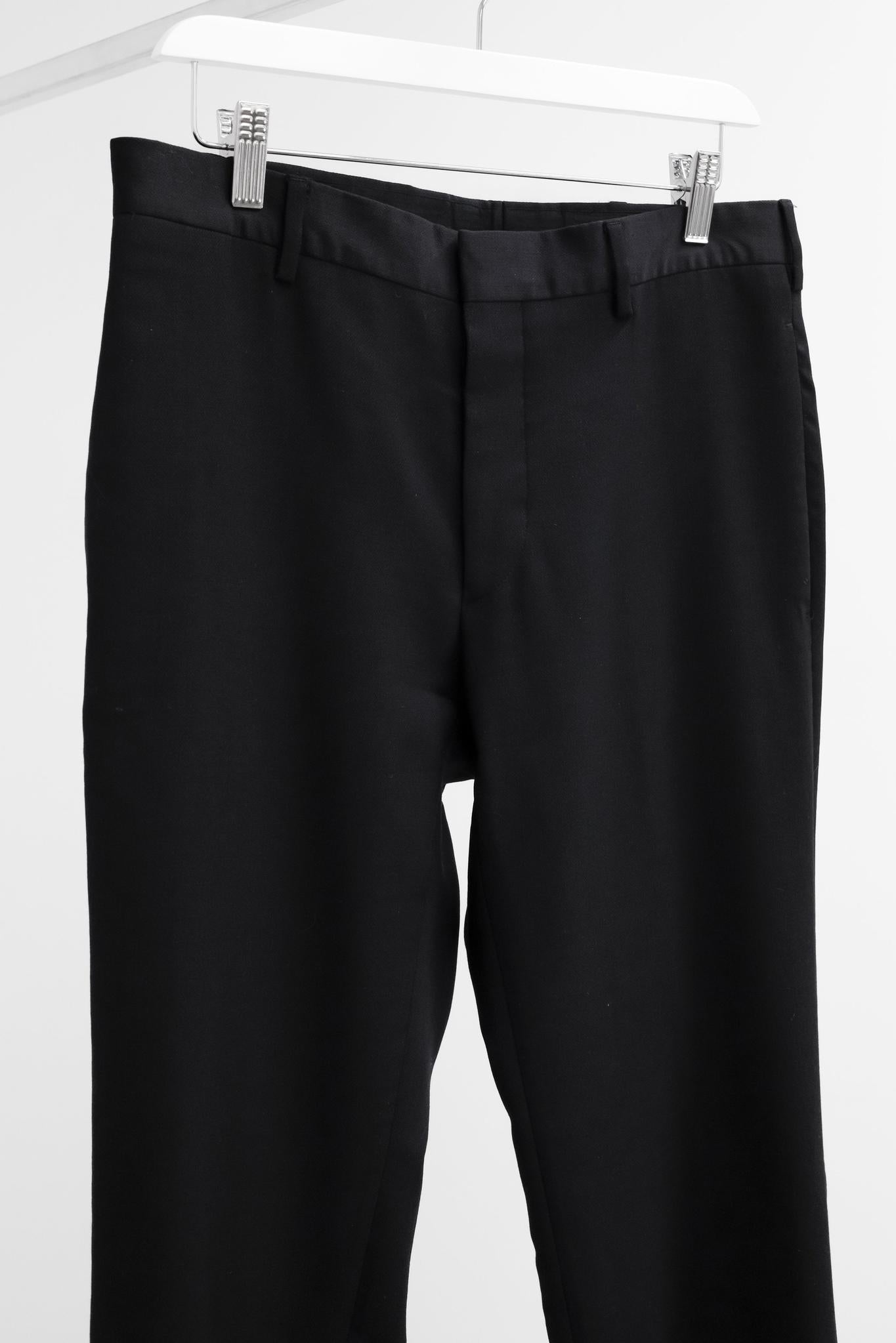 Prada Wool Navy Trousers
