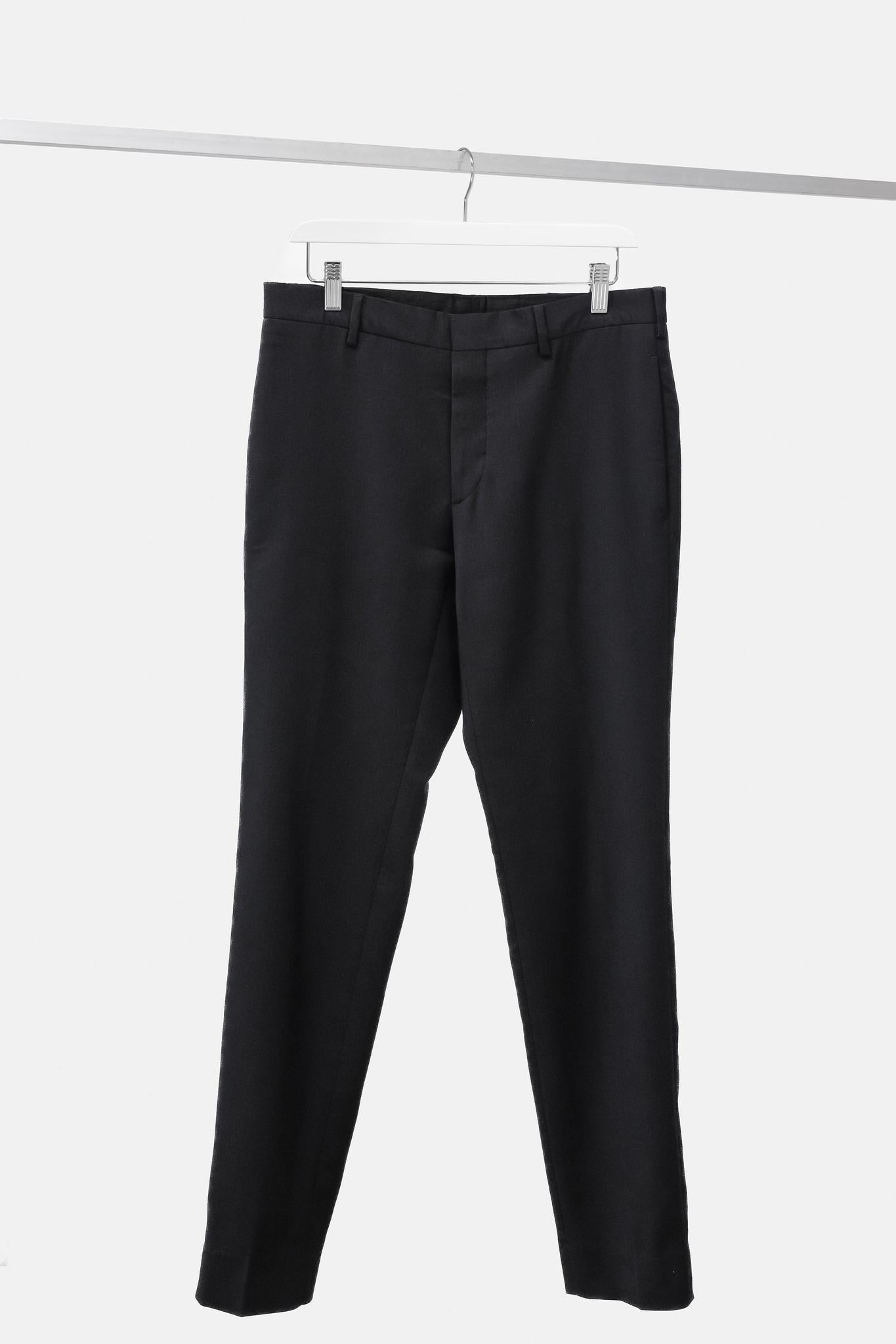 Prada Wool Navy Trousers