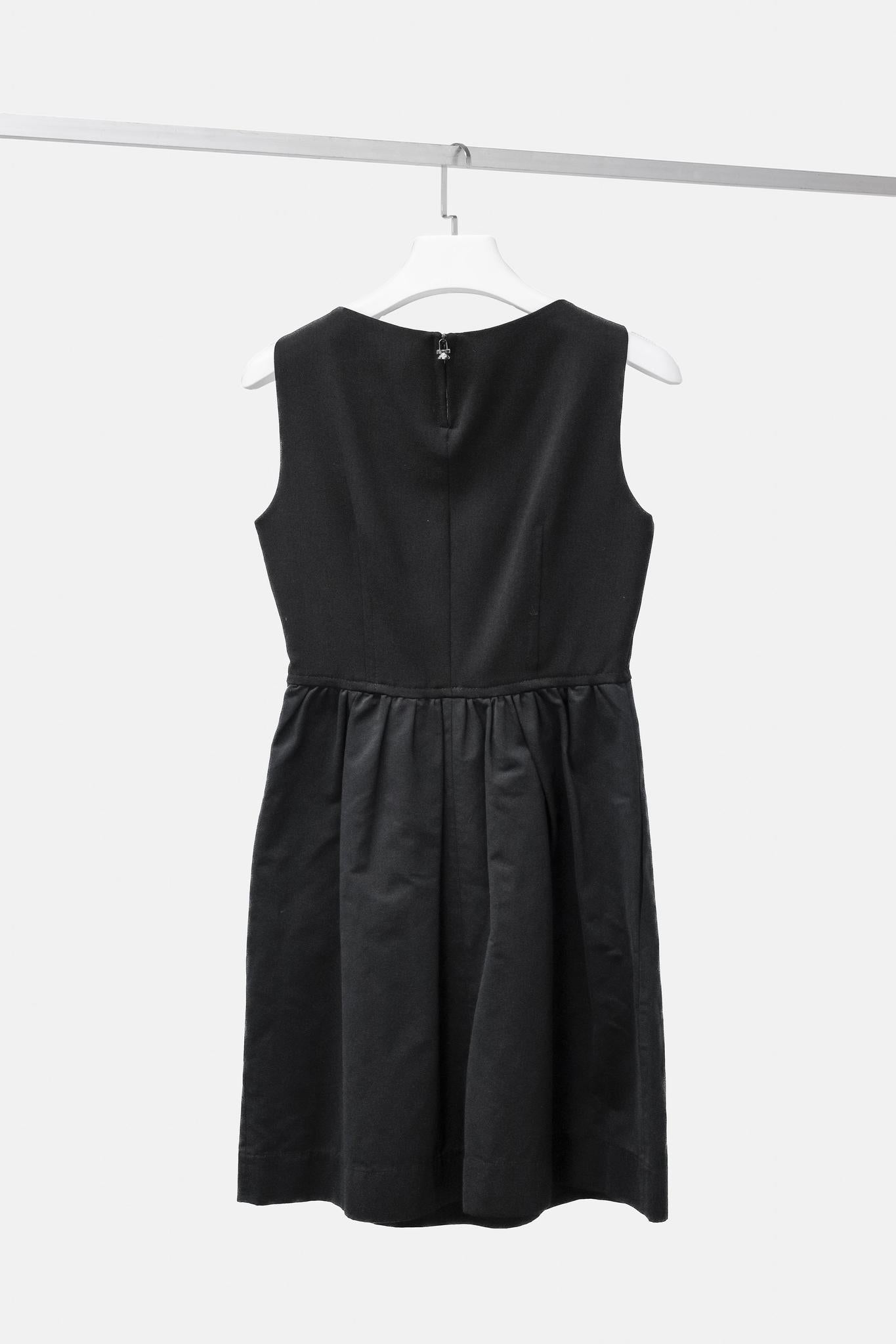 Max Mara Weekend Black Sleeveless Midi Dress