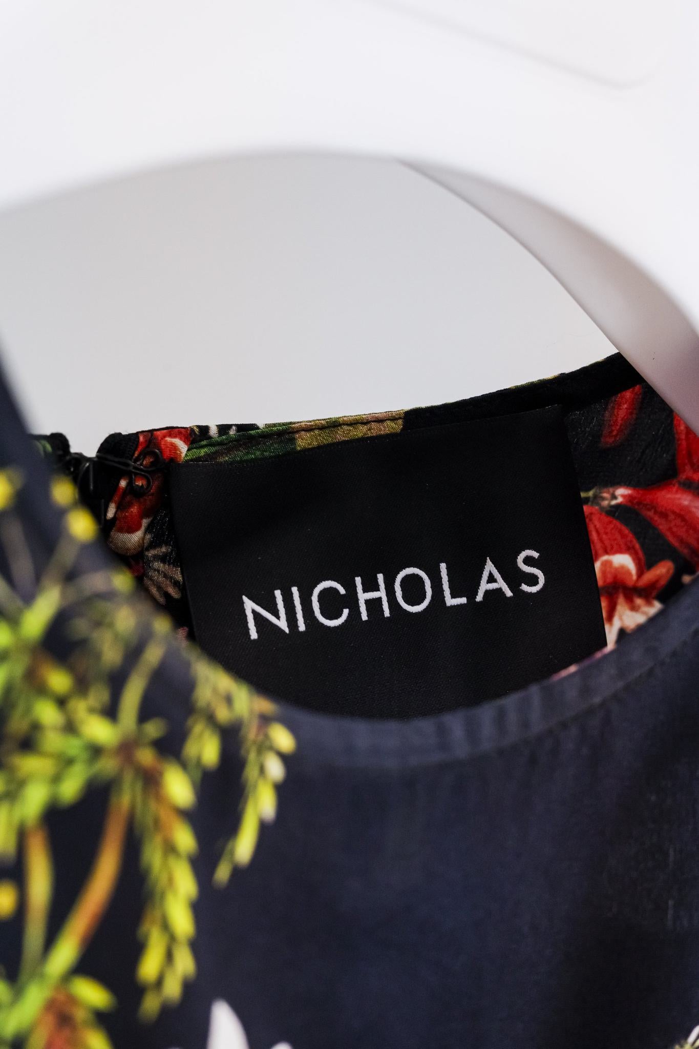 Nicholas Dahlia Floral Ruffle Dress