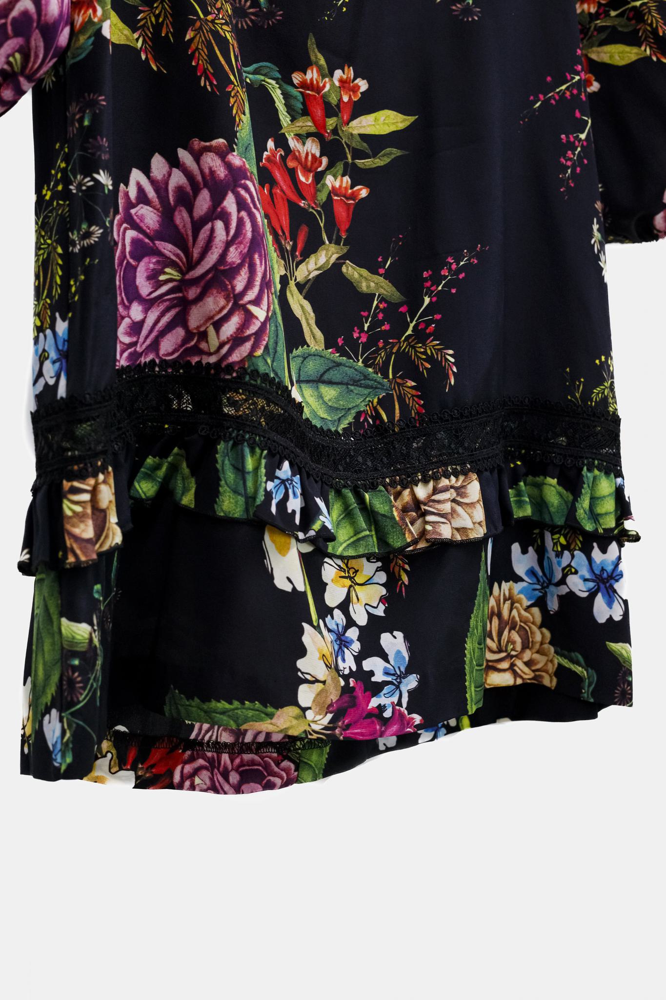 Nicholas Dahlia Floral Ruffle Dress