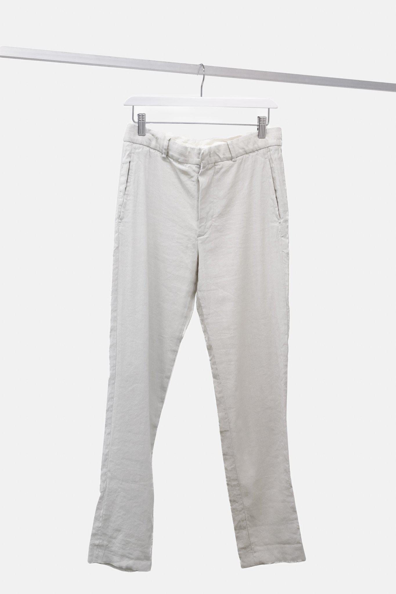 Isabel Marant Etoile Kylie Ecru Linen-Blend Pants