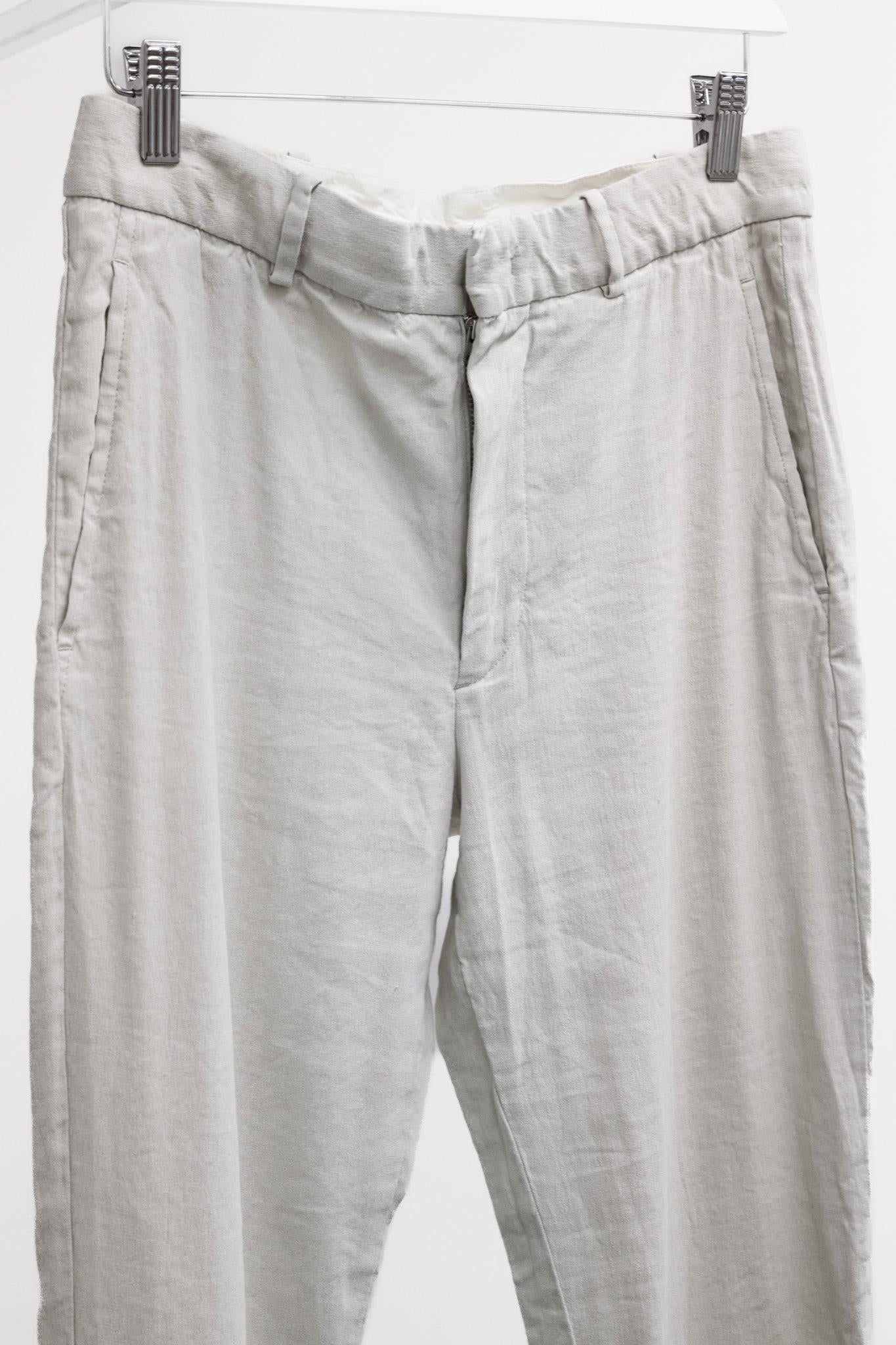 Isabel Marant Etoile Kylie Ecru Linen-Blend Pants
