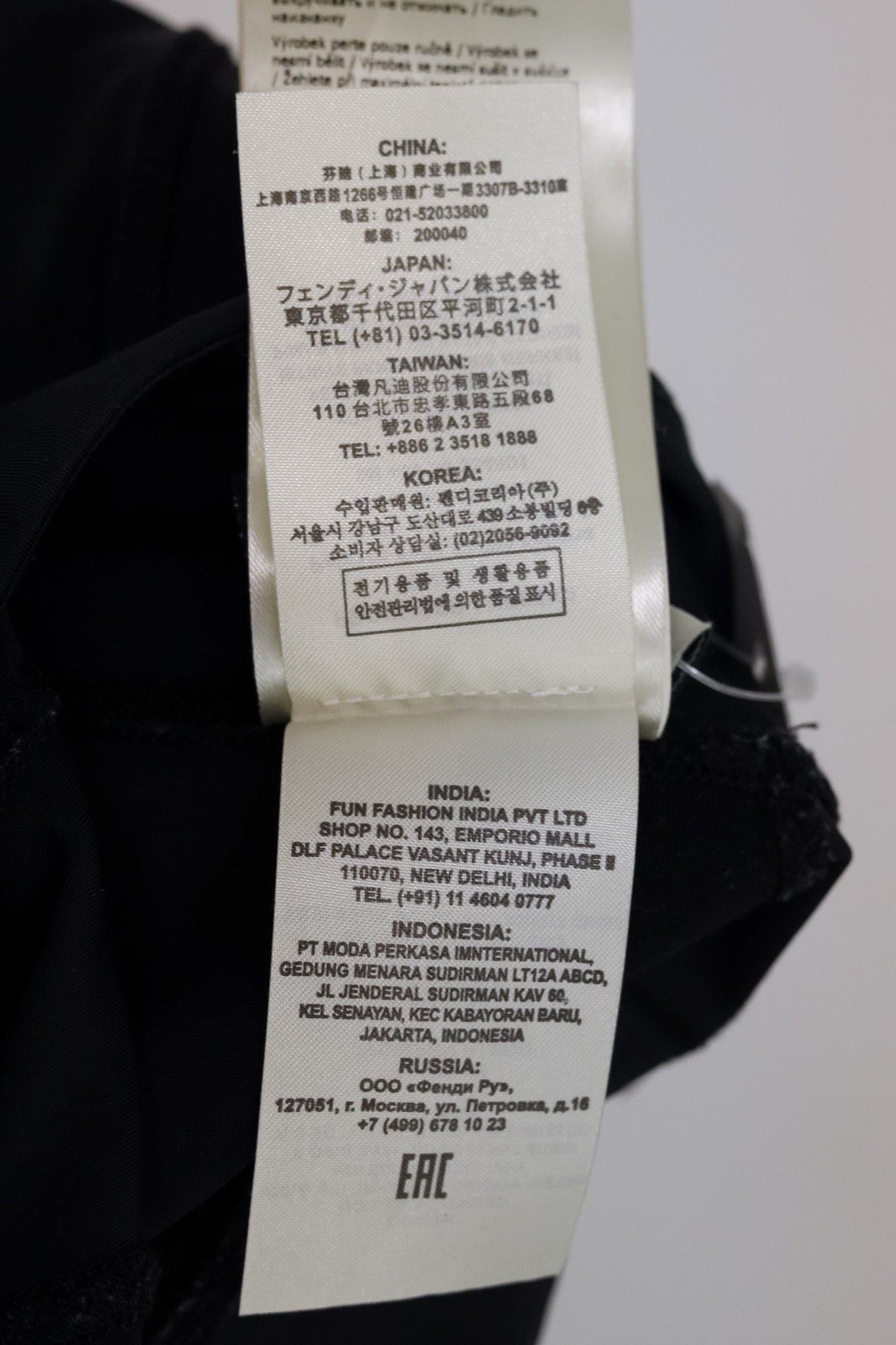 Fendi SS/19 Runway Padded Embellishment Bike Shorts