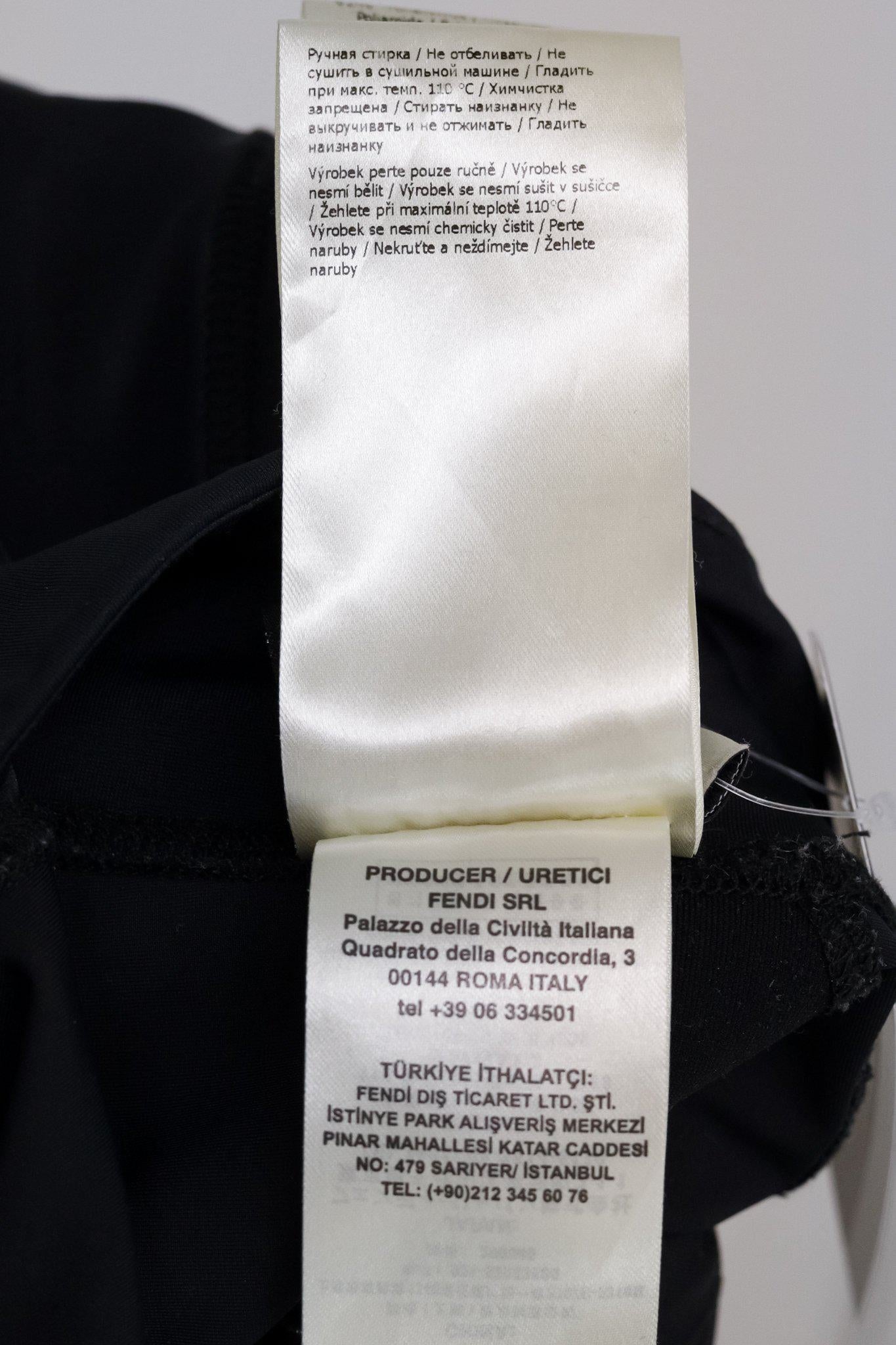 Fendi SS/19 Runway Padded Embellishment Bike Shorts