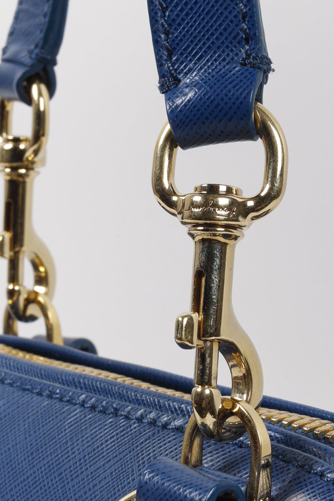 Salvatore Ferragamo Sapphire Darina Mini Satchel Bag