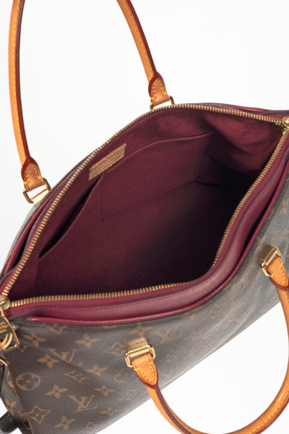 Louis Vuitton Pallas Monogram Canvas Raisin Tote