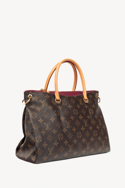 Louis Vuitton Pallas Monogram Canvas Raisin Tote