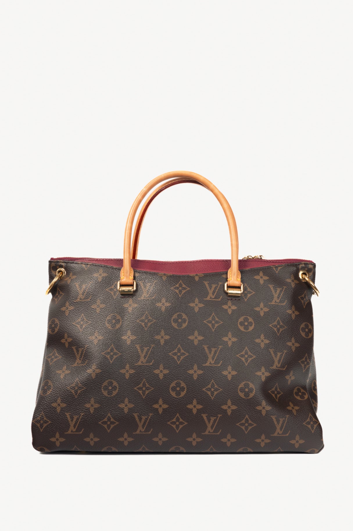 Louis Vuitton Pallas Monogram Canvas Raisin Tote