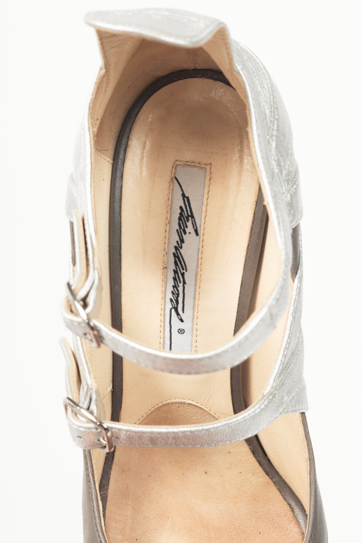 Brian Atwood Asia Argento Nappa Silk Platform Sandals