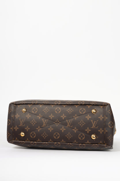 Louis Vuitton Pallas Monogram Canvas Raisin Tote