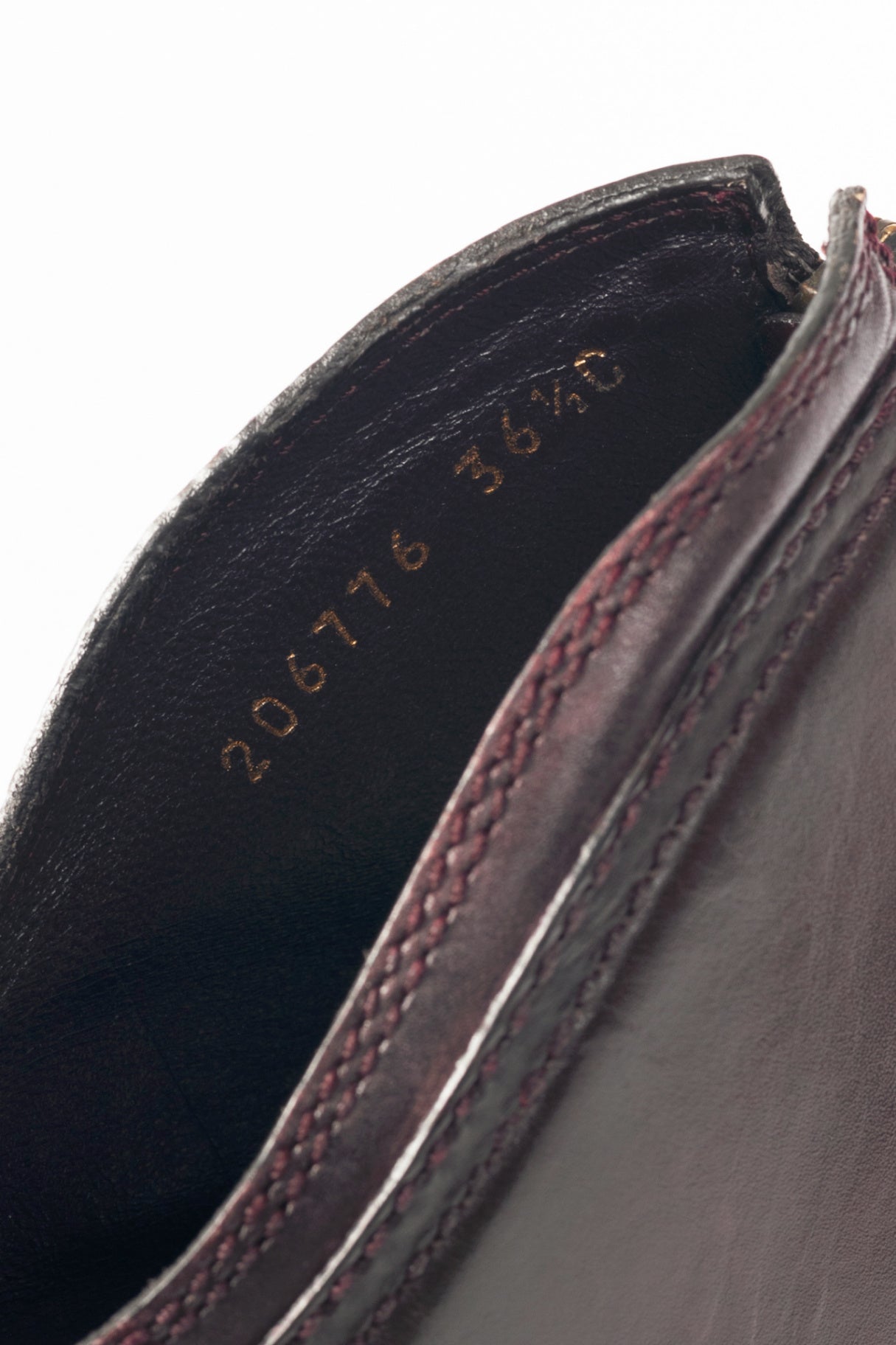 Gucci Diana Eggplant Betis Calf Hysteria Booties