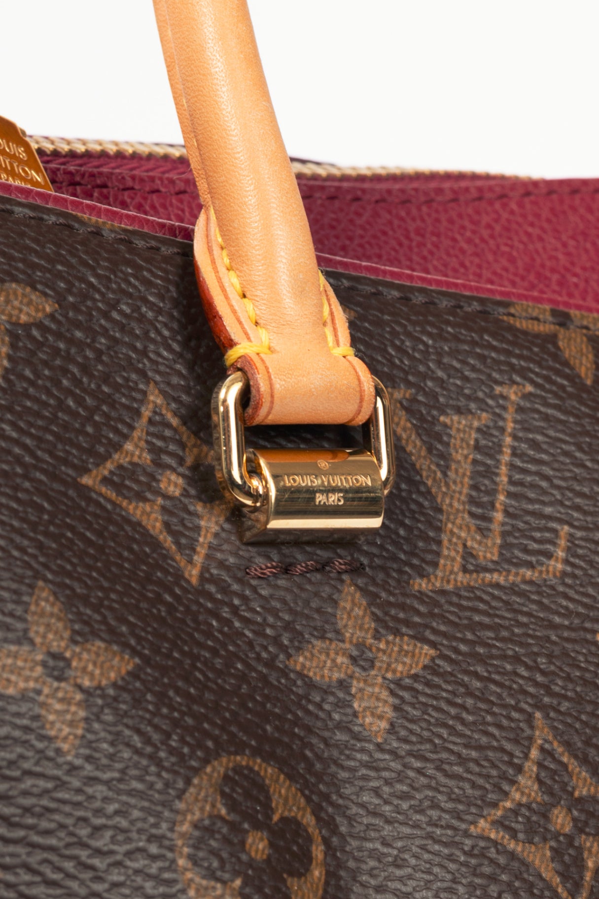 Louis Vuitton Pallas Monogram Canvas Raisin Tote