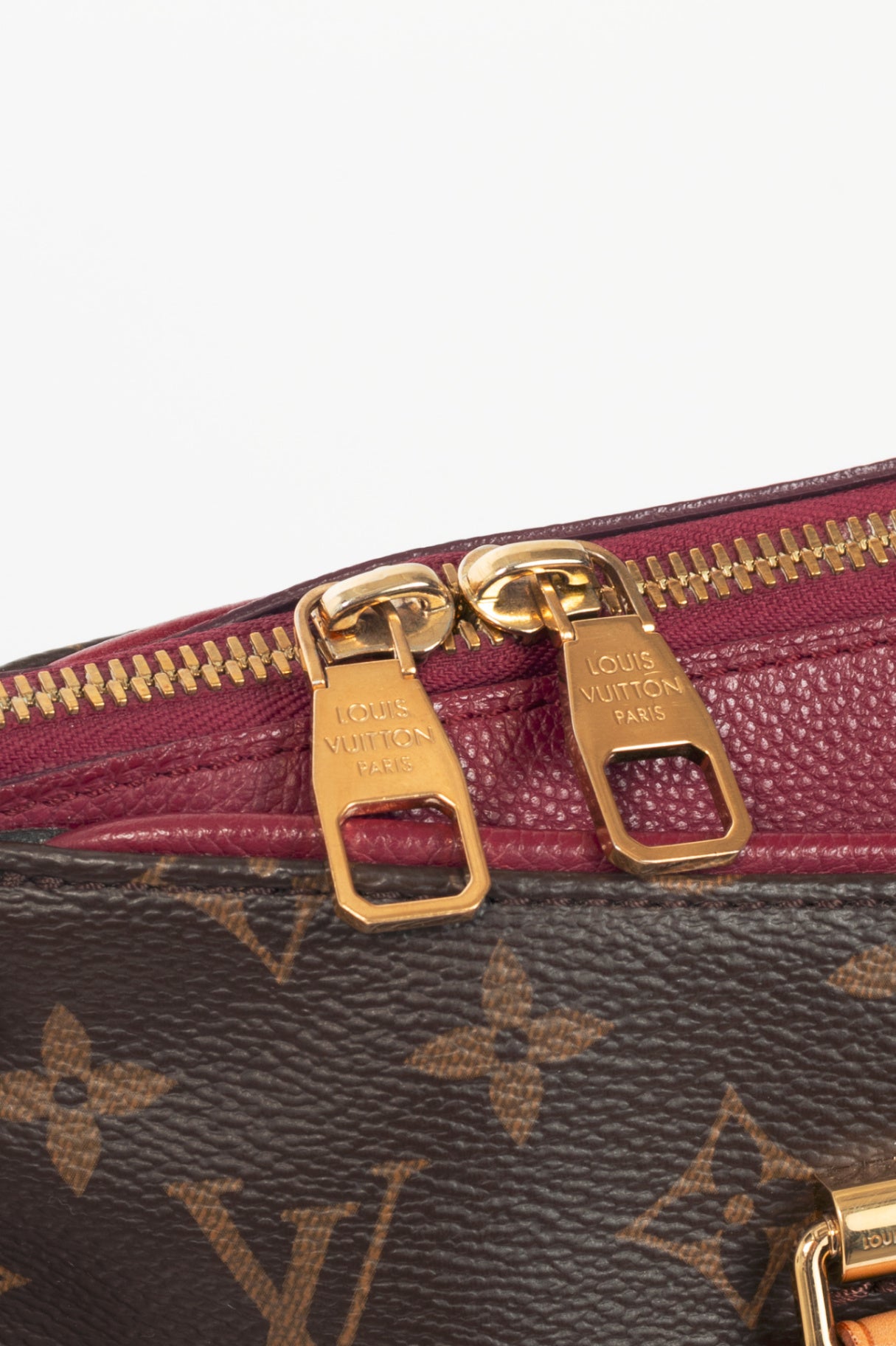 Louis Vuitton Pallas Monogram Canvas Raisin Tote