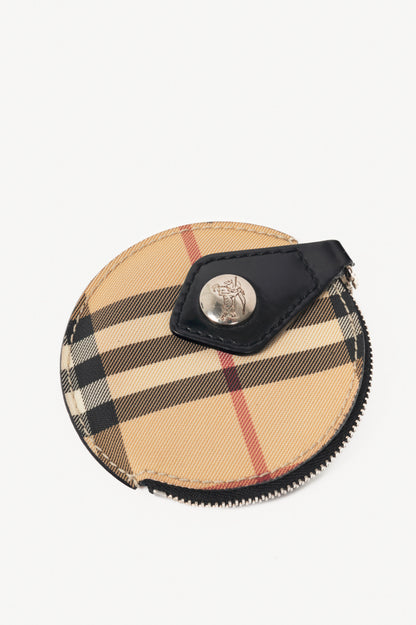 Burberry House Check Round Coin Purse