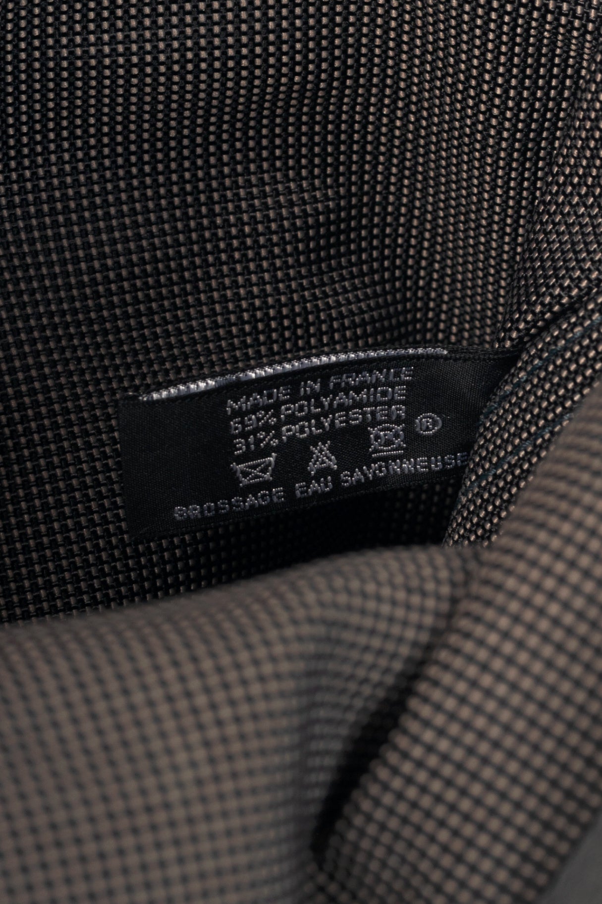 Hermes Herline Graphite Canvas H-Tape Backpack