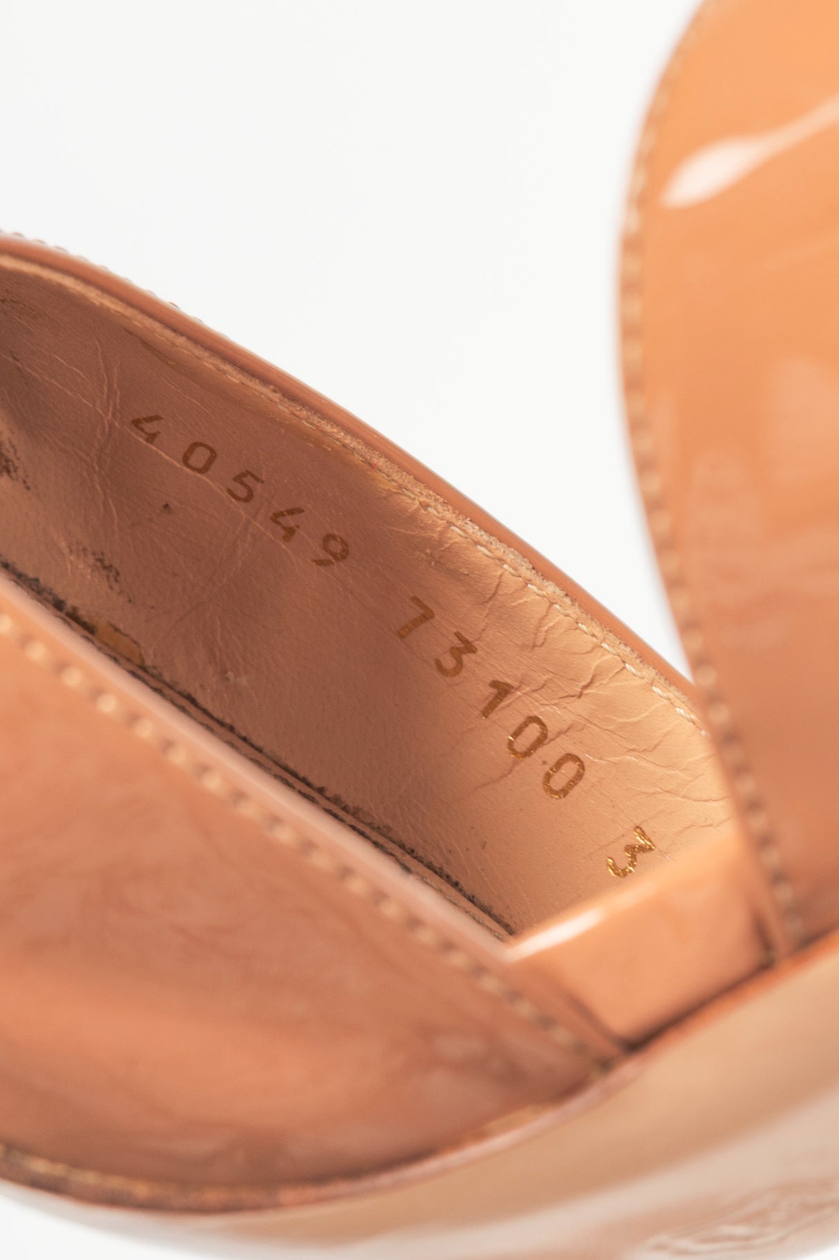 Gianvito Rossi Nude Patent D'orsay Pointed-Toe Pumps