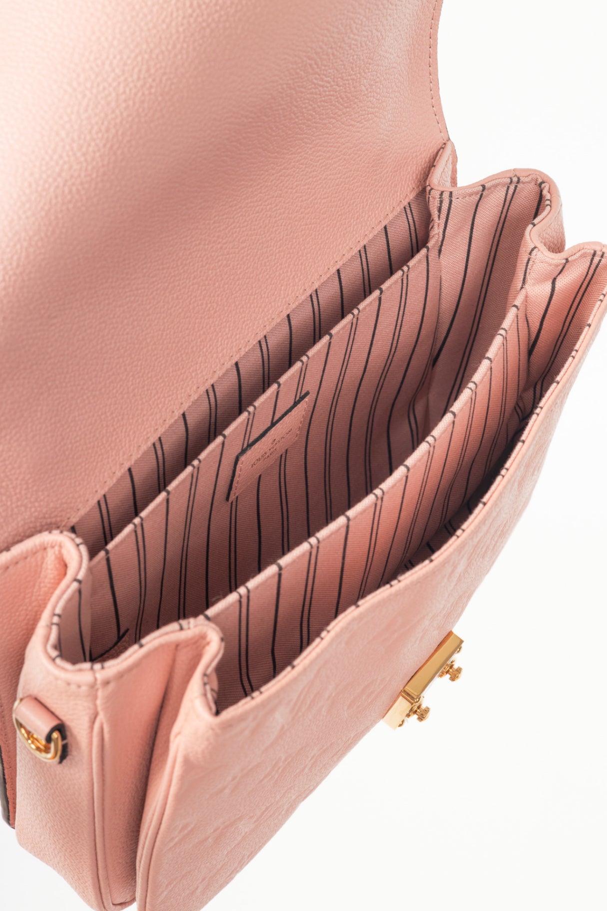 Louis Vuitton Pochette Metis MM Rose Poudre Monogram Empreinte Satchel 