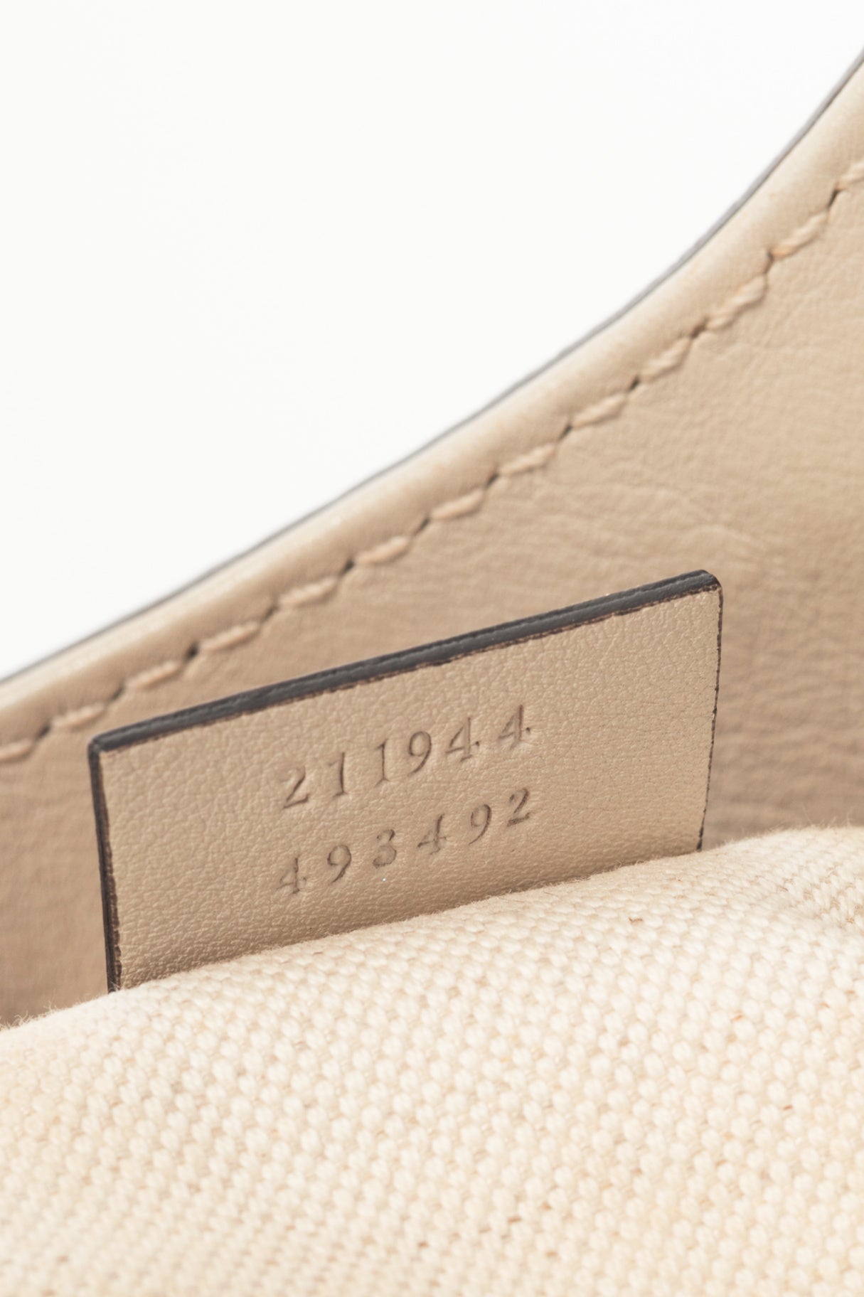 Gucci Sukey Guccissima Beige Leather Tote 
