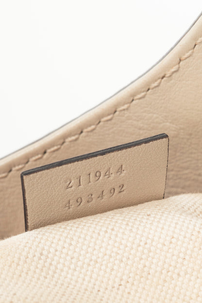 Gucci Sukey Guccissima Beige Leather Tote 