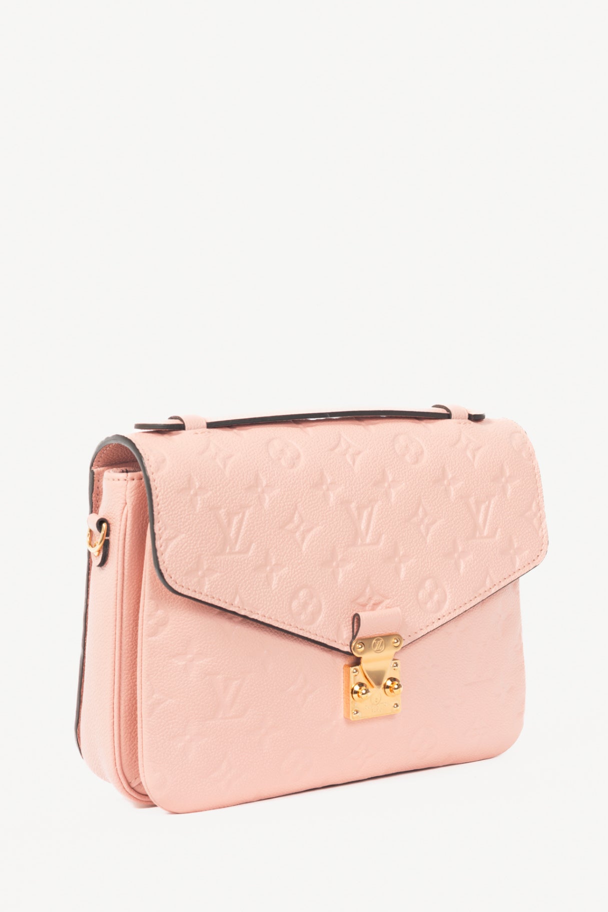 Louis Vuitton Pochette Metis MM Rose Poudre Monogram Empreinte Satchel 