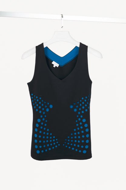 Escada Sport Ecirca & Ecircola Black Perforated Activewear Set