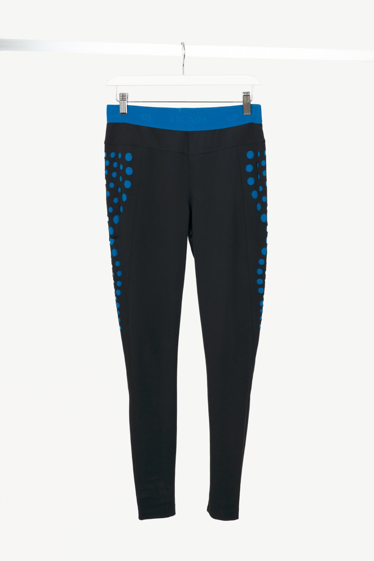 Escada Sport Ecirca & Ecircola Black Perforated Activewear Set
