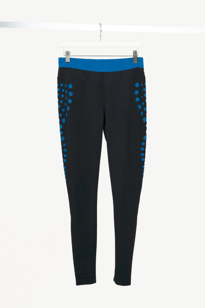 Escada Sport Ecirca & Ecircola Black Perforated Activewear Set