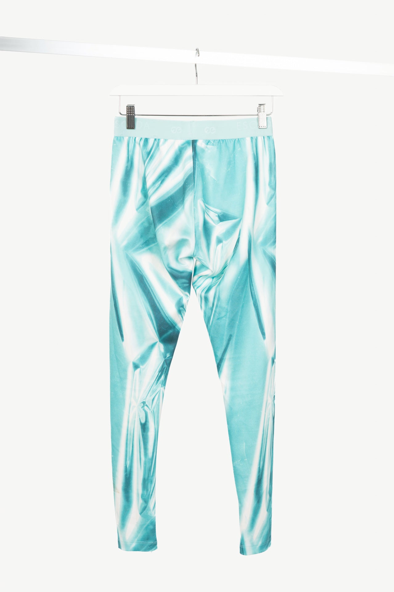 Escada Sport Eprint & Eprinta "Fantasy" Teal Abstract-Print Activewear Set
