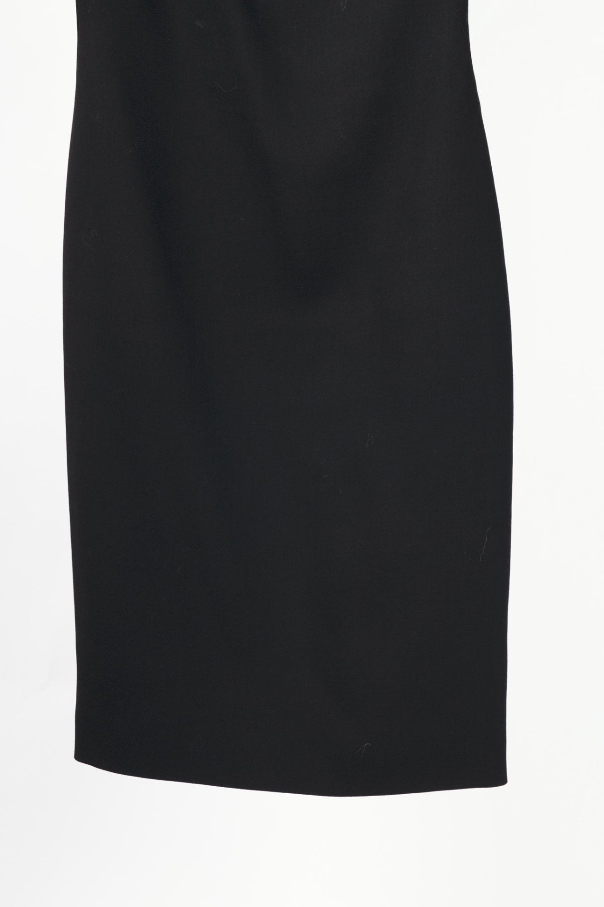 Boutique Moschino Black Wool-Crepe Crystal-Embellished Sheath Dress