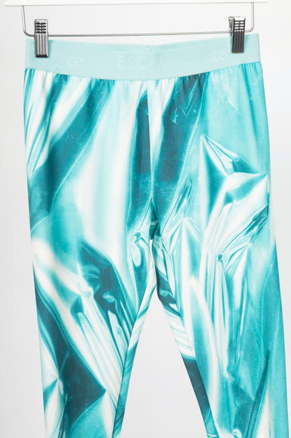 Escada Sport Eprint & Eprinta "Fantasy" Teal Abstract-Print Activewear Set